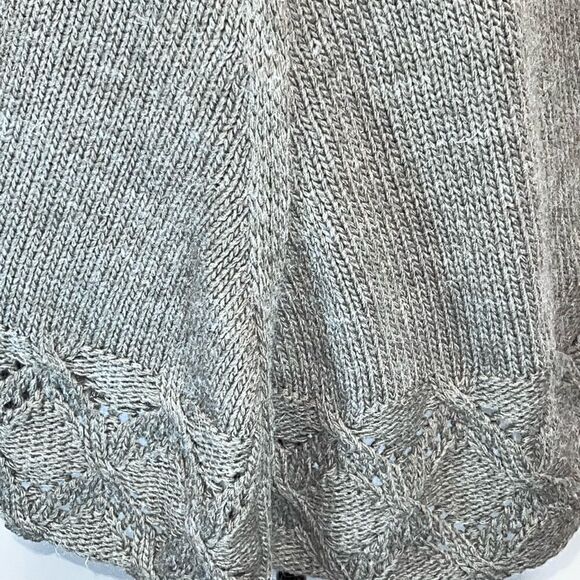 COCOGIO Italy Hand Knit Poncho Cape Anthropologie Alpaca One Size - Picture 3 of 7